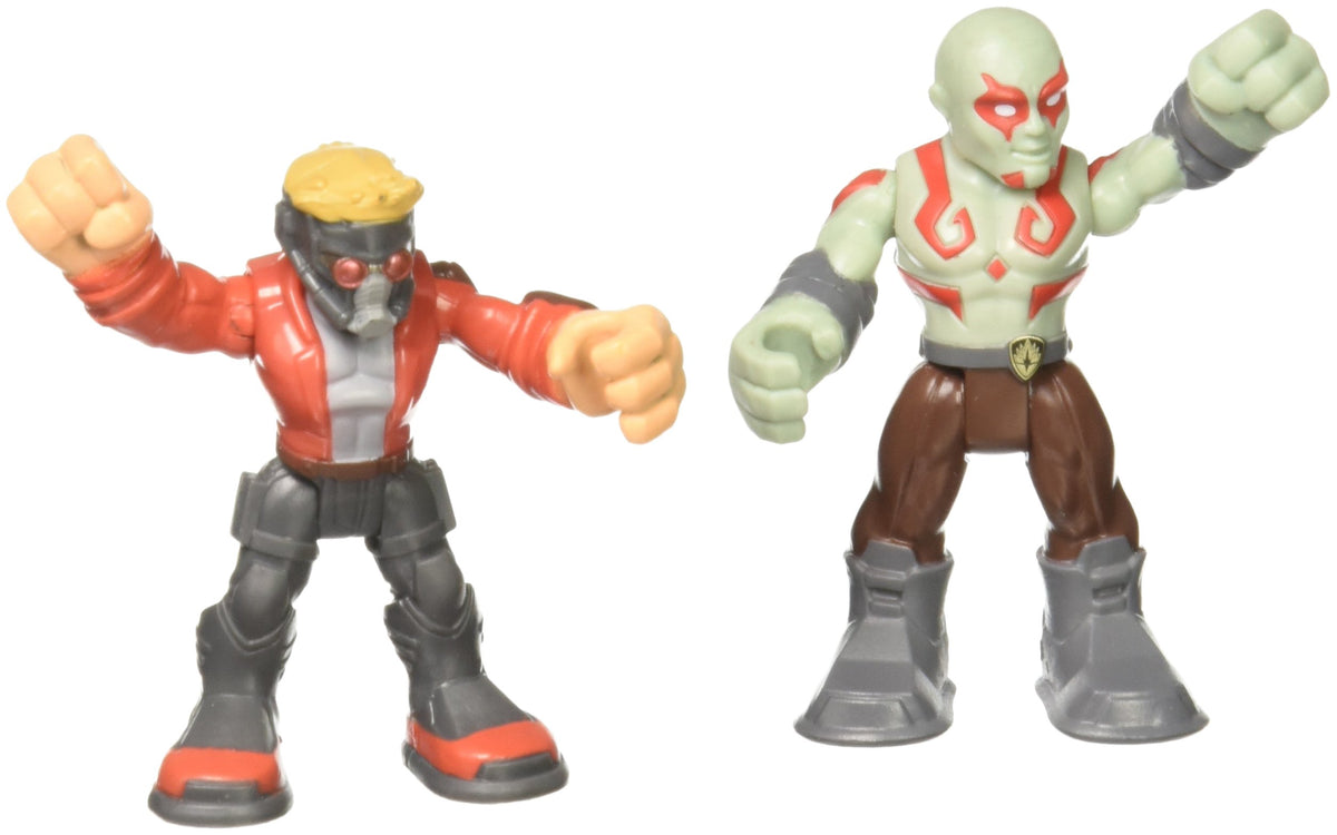 Marvel Super Hero Adventures, Star Lord and Drax Action Figures