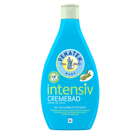 Penaten Intensive Cream Bath 400ml - 24-Hour Care for Babies - Moisturising Bath Additive for Dry Skin - No More Tears (1 x 400ml) Parent 64954 400ml