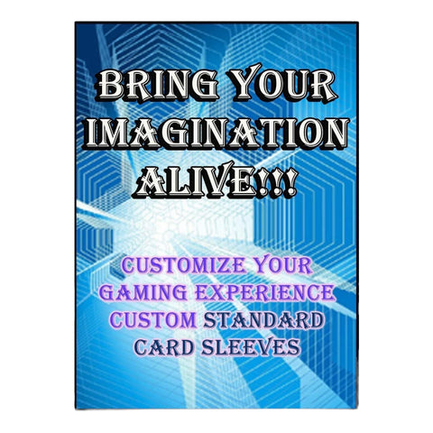 Custom Card Sleeves 60ct with Your Design for Gaming Cards Standard Size Magic The Gathering,