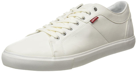 Levi's Men's Low-Top Sneakers, White, 10