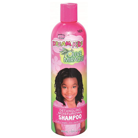 African Pride Dream Kids Olive Miracle Detangling Shampoo 360 ml (Pack of 2)