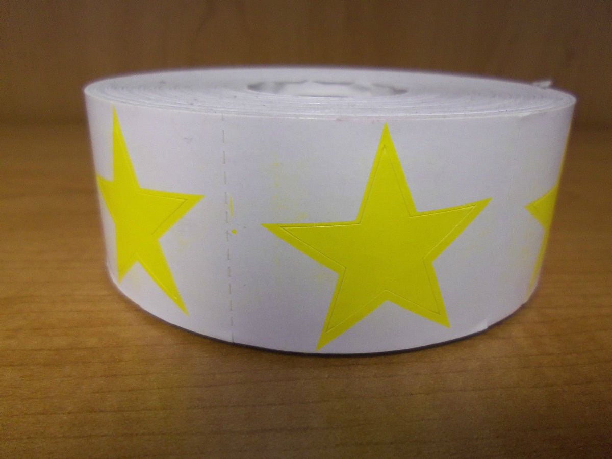 Perforated Star Tanning Stickers, Roll of 1000