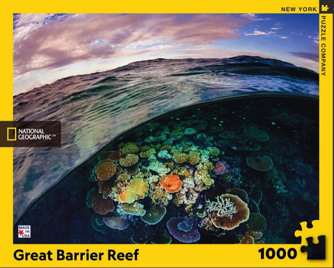 New York Puzzle Company - National Geographic Great Barrier Reef - 1000 Piece Jigsaw Puzzle