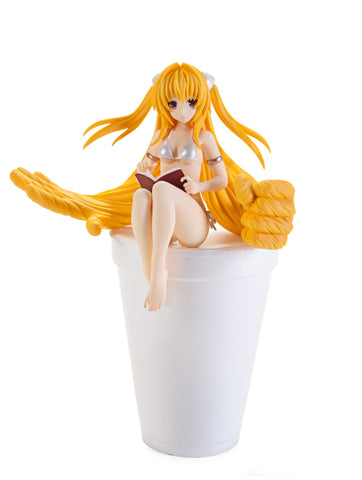 Furyu 3.9" To Love Ru Darkness: Golden Darkness Noodle Stopper Figure (White Version)