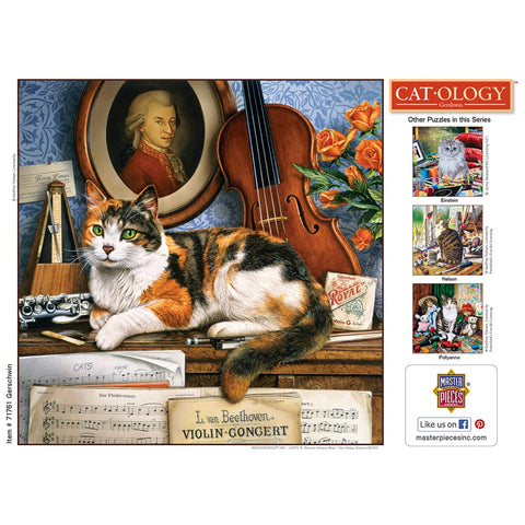 MasterPieces 1000 Piece Jigsaw Puzzle For Adults, Family, Or Kids - Gerschwin - 25"x25"