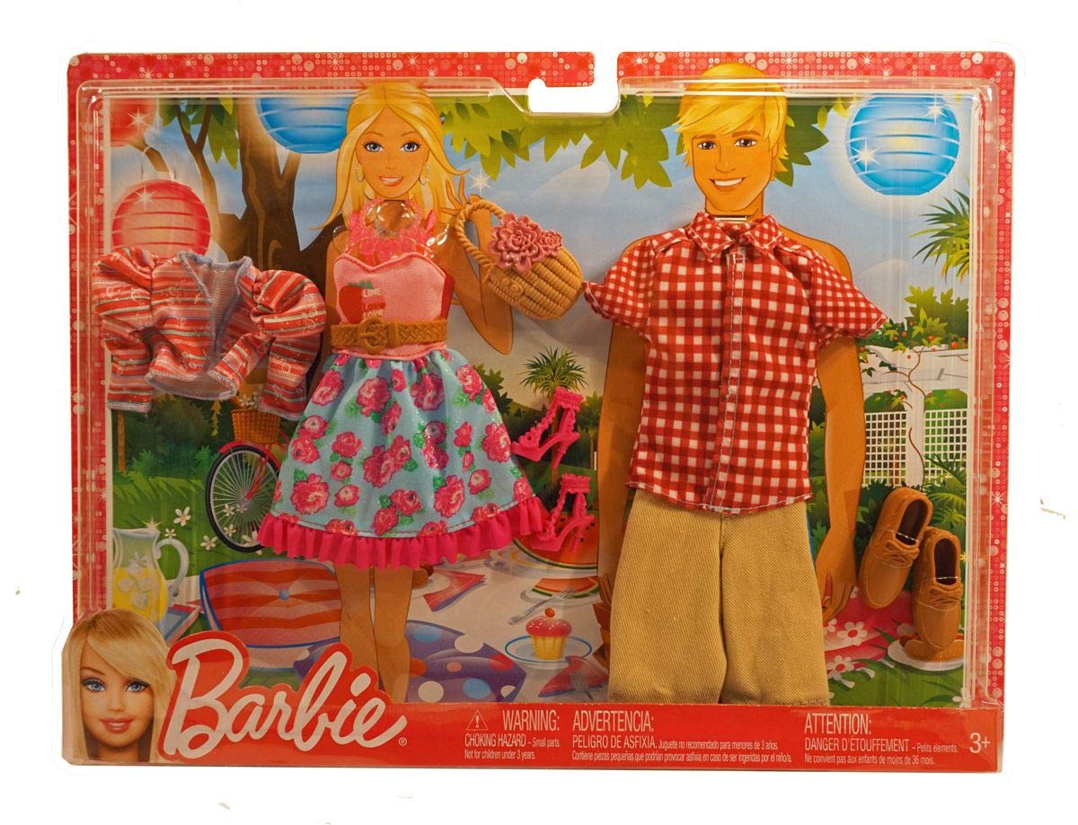 Barbie Fashionistas Outfit Collection - Barbie and Ken at a Picnic