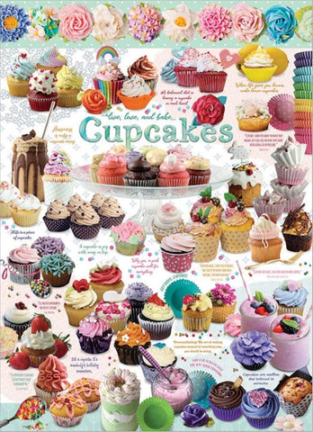 Cobble Hill 1000 Piece Puzzle - Cupcake Time - Sample Poster Included