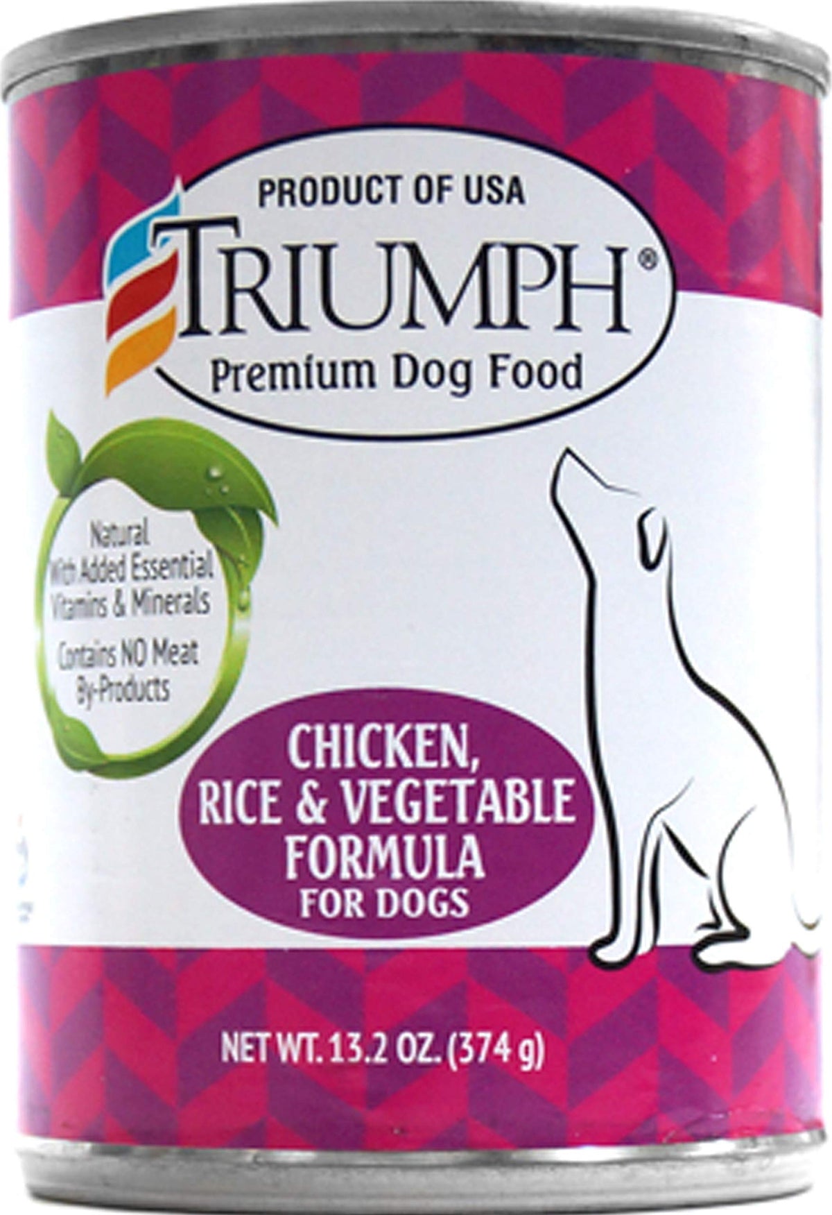 Triumph Chicken, Rice & Vegetables Dog Food - 12X13.2 Oz