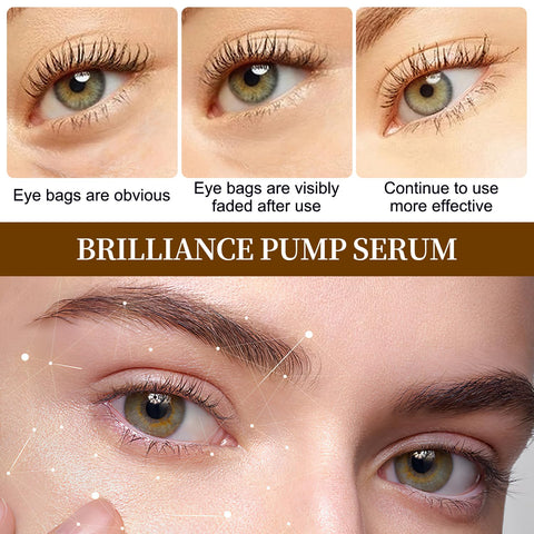 Brilliance Pump Serum, Brilliance Pump Eye Serum, Brilliance Pump Skincare Ageless Serum, Age-Defying eye Moisturizer, Retinol Reduce Fine Lines & Wrinkles Skin Care Serum