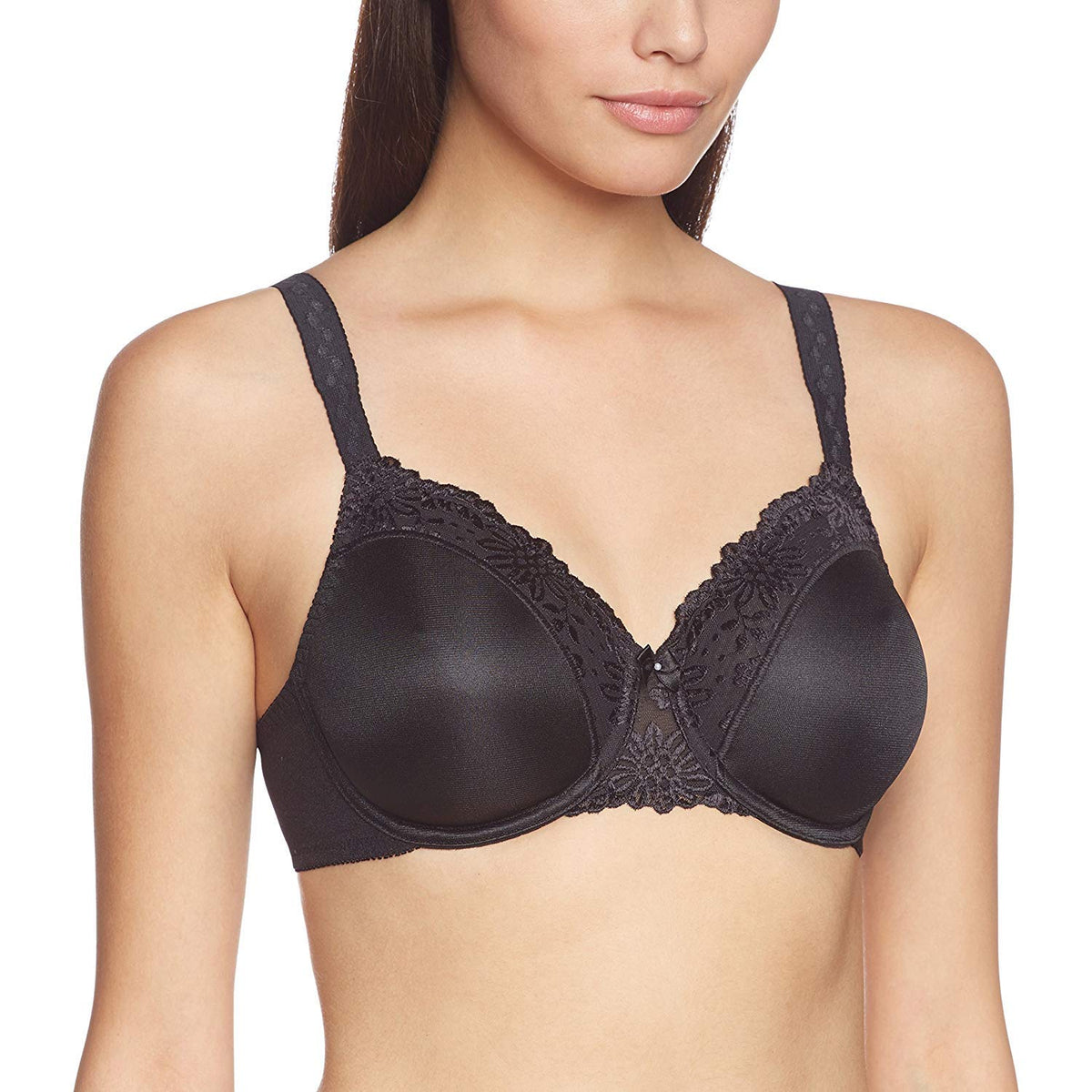 Triumph Womens Ladyform Soft W X Minimizer Bra, Black, 36E UK