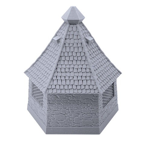 Humble Hut, 3D Printed Tabletop RPG Scenery and Wargame Terrain for 28mm Miniatures