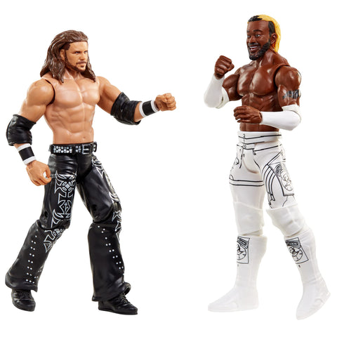 WWE John Morrison vs Kofi Kingston Championship Showdown 2-Pack 6-in / 15.24-cm Action Figures High Flyers Battle Pack for Ages 6 Years Old & Up