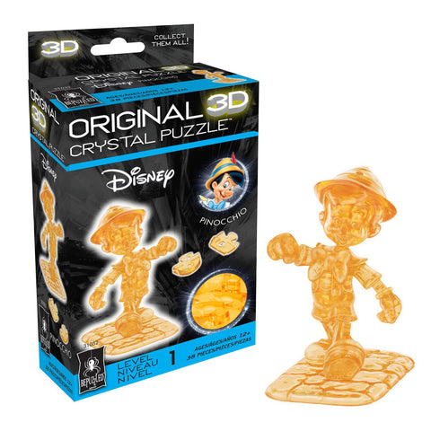 BePuzzled | Disney Pinocchio Original 3D Crystal Puzzle, Ages 12 and Up