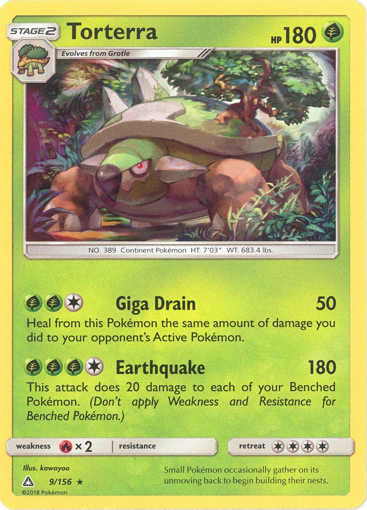 Pokemon - Torterra - 9/156 - Holo Rare