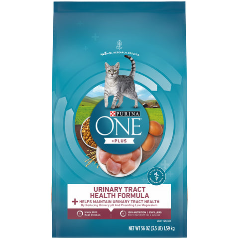 Purina ONE High Protein Dry Cat Food, +Plus Urinary Tract Health Formula - 3.5 lb. Bag