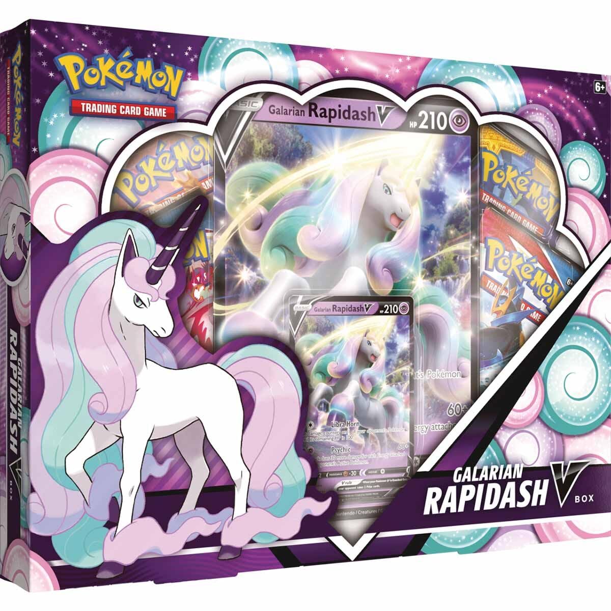 Pokemon TCG: Galarian Rapidash V Box