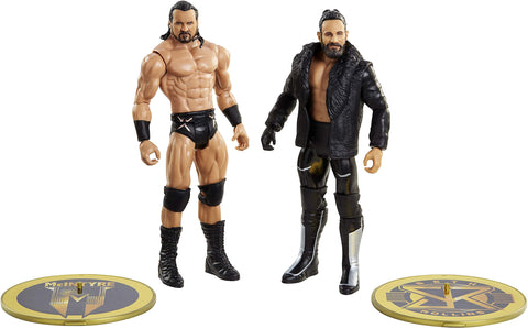 WWE Seth Rollins vs Drew McIntyre Championship Showdown 2-Pack 6-in / 15.24-cm Action Figures High Flyers Battle Pack for Ages 6 Years Old & Up