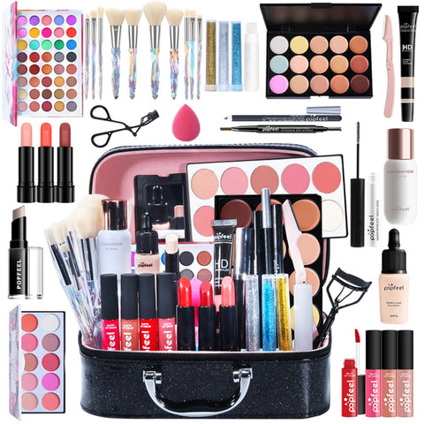 MAEPEOR All In One Makeup Kit 34PCS Makeup Kit for Women Full Kit Multi-Purpose Makeup Set for Beginners or Pros (KIT014)