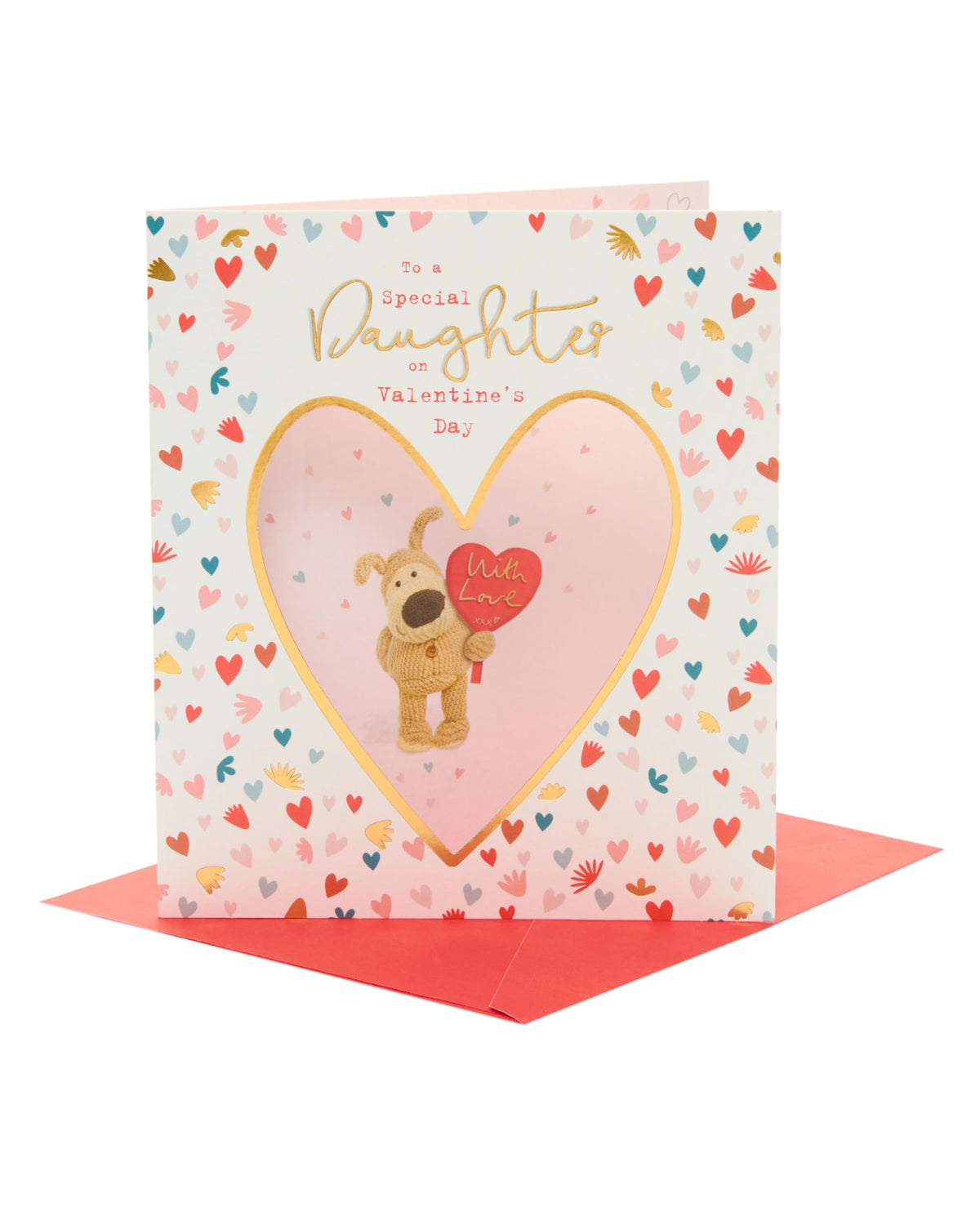 Boofle Valentine's Day Card for Daughter - Cute Design