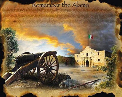 SUNSOUT INC - Remember The Alamo - 1000 pc Large Pieces Jigsaw Puzzle by Artist: Jim Todd - Finished Size 27" x 35" - MPN# 67952