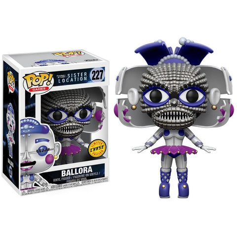 Funko Ballora (Chase Edition): Five Nights at Freddy's - Sister Location x POP! Games Vinyl Figure & 1 PET Plastic Graphical Protector Bundle [#227 / 13732 - B]