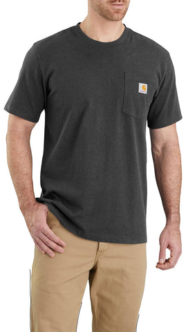 Carhartt Men's 103296 Relaxed Fit Workwear Pocket T-Shirt - X-Large - Carbon Heather