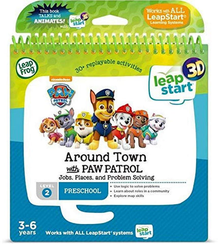 LeapFrog Leapstart Preschool: Around Town with Paw Patrol Activity Book (3D Enhanced)