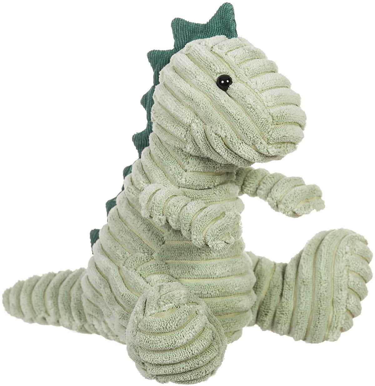 Apricot Lamb Toys Plush Corduroy Dinosaur Stuffed Animal Soft Cuddly Perfect for Child (11.8 Inches)