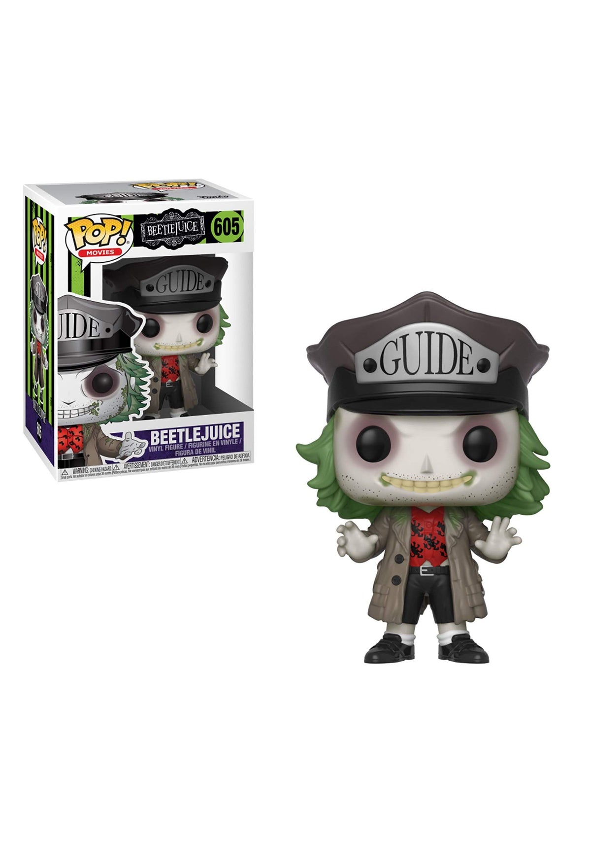 Funko POP! Vinyl: Horror: Beetlejuice: Beetlejuice Guide Hat - Collectable Vinyl Figure - Gift Idea - Official Merchandise - Toys for Kids & Adults - Movies Fans - Model Figure for Collectors