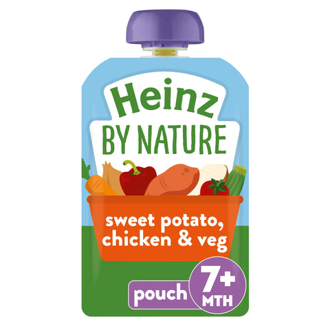 Heinz Sweet Potato Chicken and Veggies Meal Pouch, 7 months +, 5 X 130 g