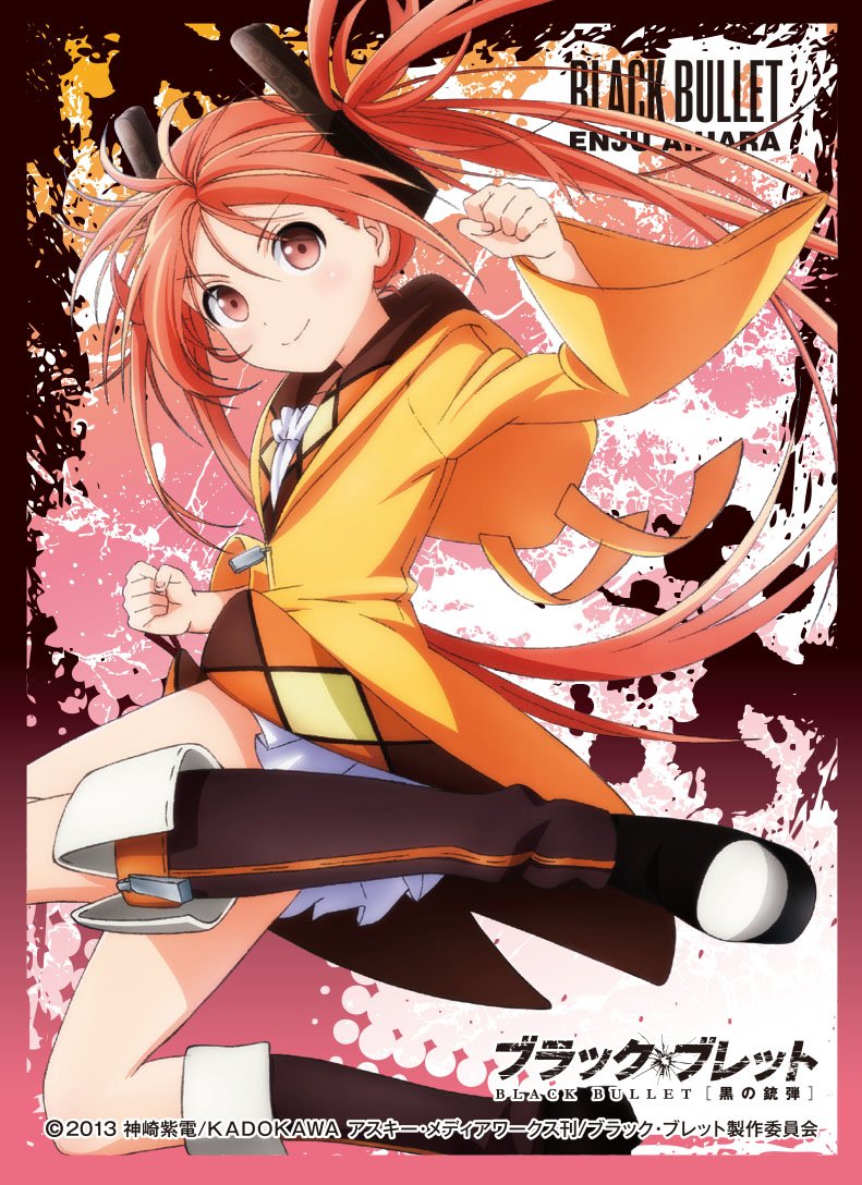 Enju Aihara Rabbit Initiator Black Bullet Anime Girl Character Card Sleeves