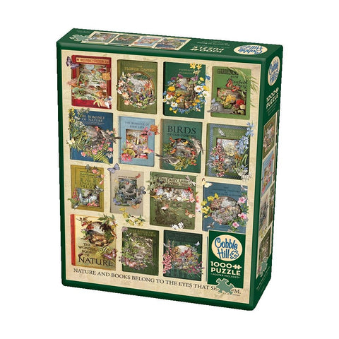 Cobble Hill 1000 Piece Puzzle - The Nature of Books - Sample Poster Included