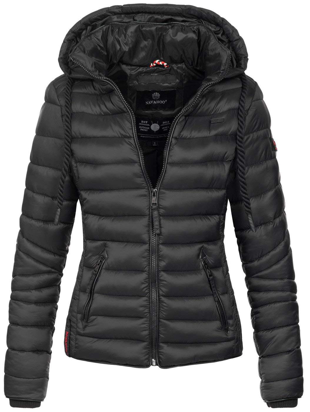 Navahoo Ladiesâ€™ Between-Seasons Puffer Jacket Lulana Black S