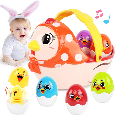 BAOLI Music Toy Education Gift for Toddler Kid Hen Mother and Chicken Egg