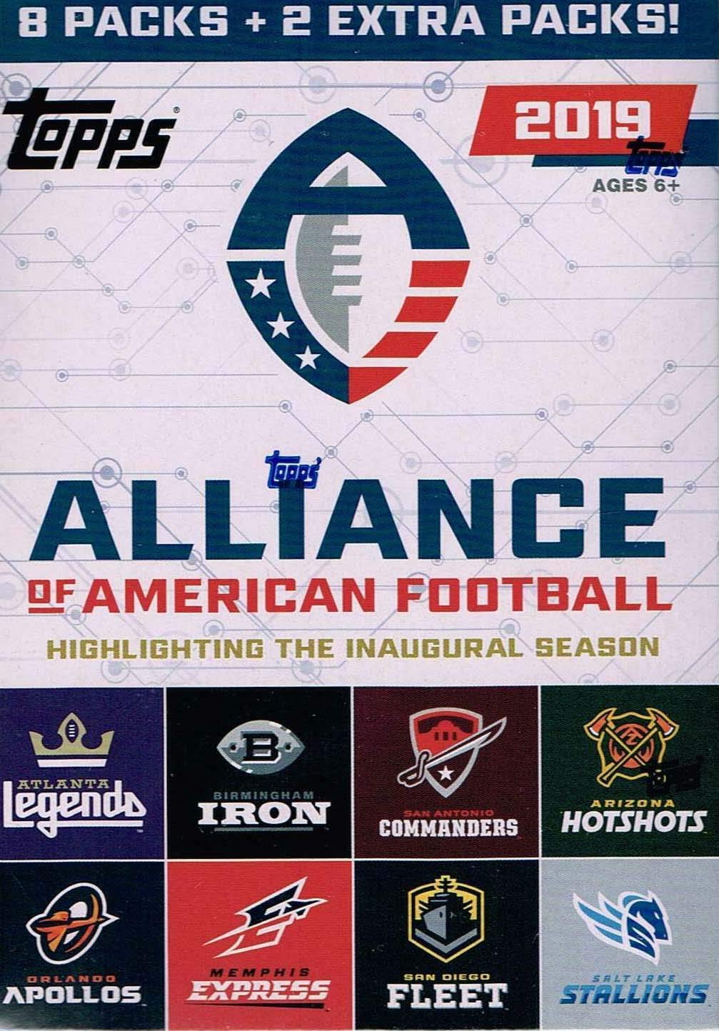 Topps 2019 Alliance of American Football - Value Box