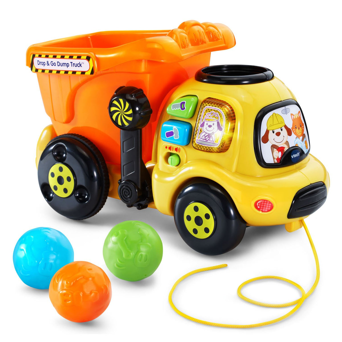 VTech Drop and Go Dump Truck, Orange