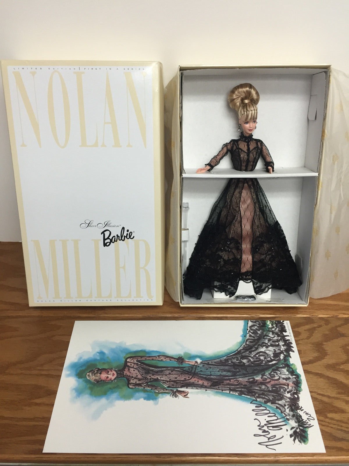 Nolan Miller Sheer Illusion Barbie