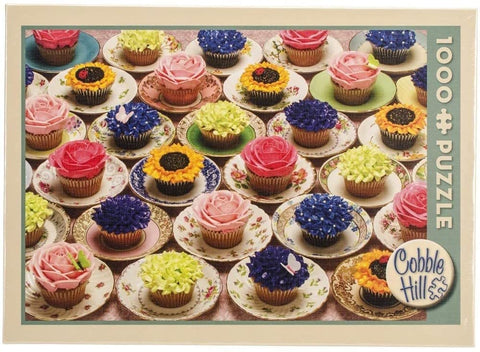 Cobble Hill 1000 Piece Puzzle - Cupcake Time - Sample Poster Included