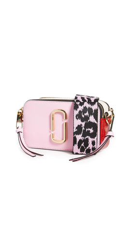 Marc Jacobs Women's Snapshot Camera Bag, Powder Pink Multi, One Size