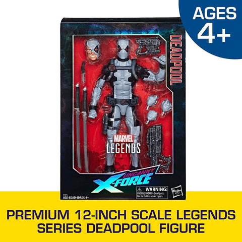 Marvel E1974 Hasbro Legends Series 12" Deadpool Action Figure From Uncanny X-Force Comics with Blaster/Weapon Accessories & 30 Points Of Articulation (Amazon Exclusive)