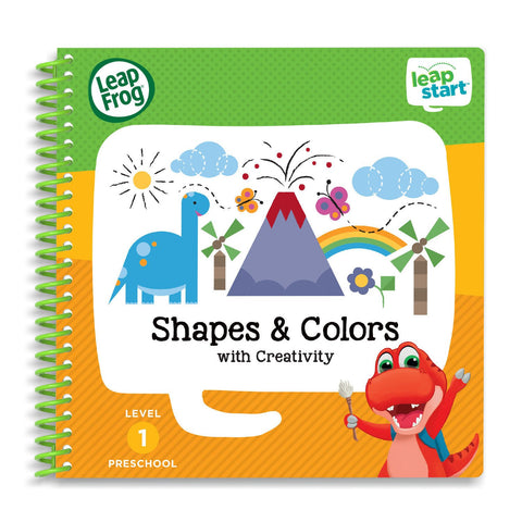 LeapFrog LeapStart Preschool 4-in-1 Activity Book Bundle with ABC, Shapes & Colors, Math, Animals