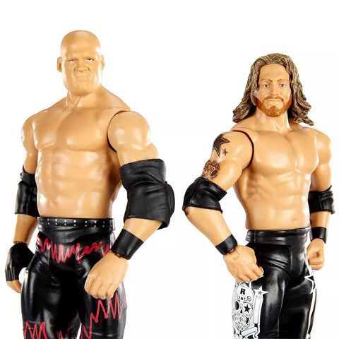 WWE Kane vs Edge Championship Showdown 2-Pack 6-in / 15.24-cm Action Figures Monsters of the Ring Battle Pack for Ages 6 Years Old & Up