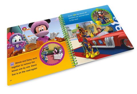 LeapFrog Leapstart Nursery: Mickey and The Roadster Racers Pit Crews to The Rescue Story Book (3D Enhanced)