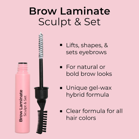 MCoBeauty Brow Laminate, Sculpt & Set for Perfectly Defined Brows, Vegan, Cruelty Free Cosmetics