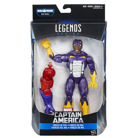 Marvel 6 Inch Legends Forces of Evil Cottonmouth Action Figure (Build Red Skull)