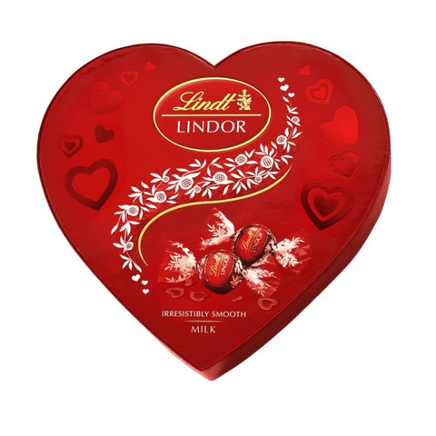 Her Flavour Lindt Lindor Milk Chocolate Heart Gift Box | Heart Chocolates | Chocolate Dates | Chocolates Gift | Box of Chocolates Gifts | Valentines Chocolate Box Chocolates Gifts Her Him | 200g