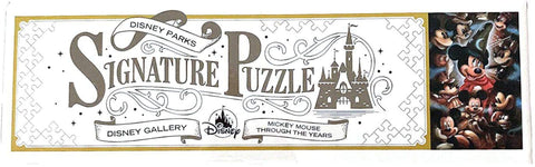 DisneyParks Mickey Mouse Through The Years 90th Anniversary 1000 Piece Signature Puzzle