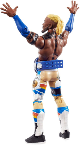 WWE Top Picks Elite Kofi Kingston Action Figure with Universal Championship6 in Posable Collectible Gift for WWE Fans Ages 8 Years Old and Up