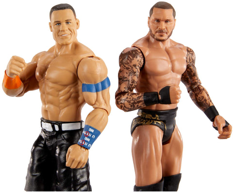 WWE John Cena vs Randy Orton Championship Showdown 2 Pack 6 in Action Figures Friday Night Smackdown Battle Pack for Ages 6 Years Old and Up