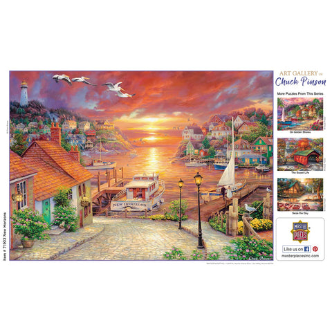 Masterpieces 1000 Piece Jigsaw Puzzle for Adults, Family, Or Kids - New Horizons - 19.25"x26.75"